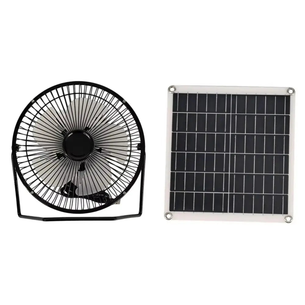 Solar USB Dual-Power Portable Fan – Waterproof & Low Noise Solar Portable Fan Axl