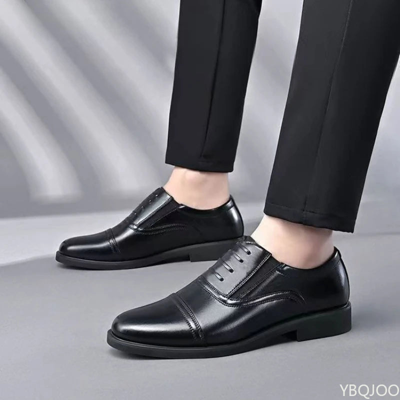 Men's Lace-Up Business Dress Shoes | Round Toe, Sizes 3–12.5 Men's Dress Shoes Axl
