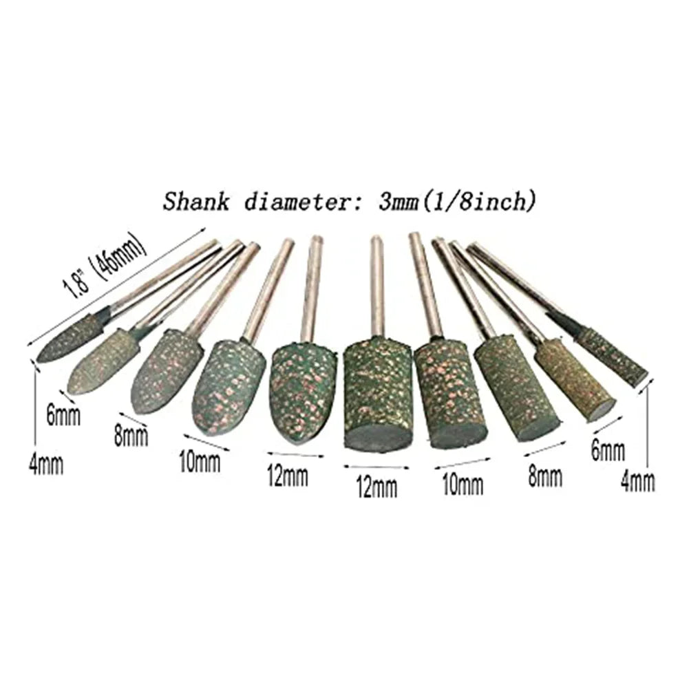 100-Pc Abrasive Grinding & Polishing Bits for Rotary Tools Rotary Tool Bits Axl