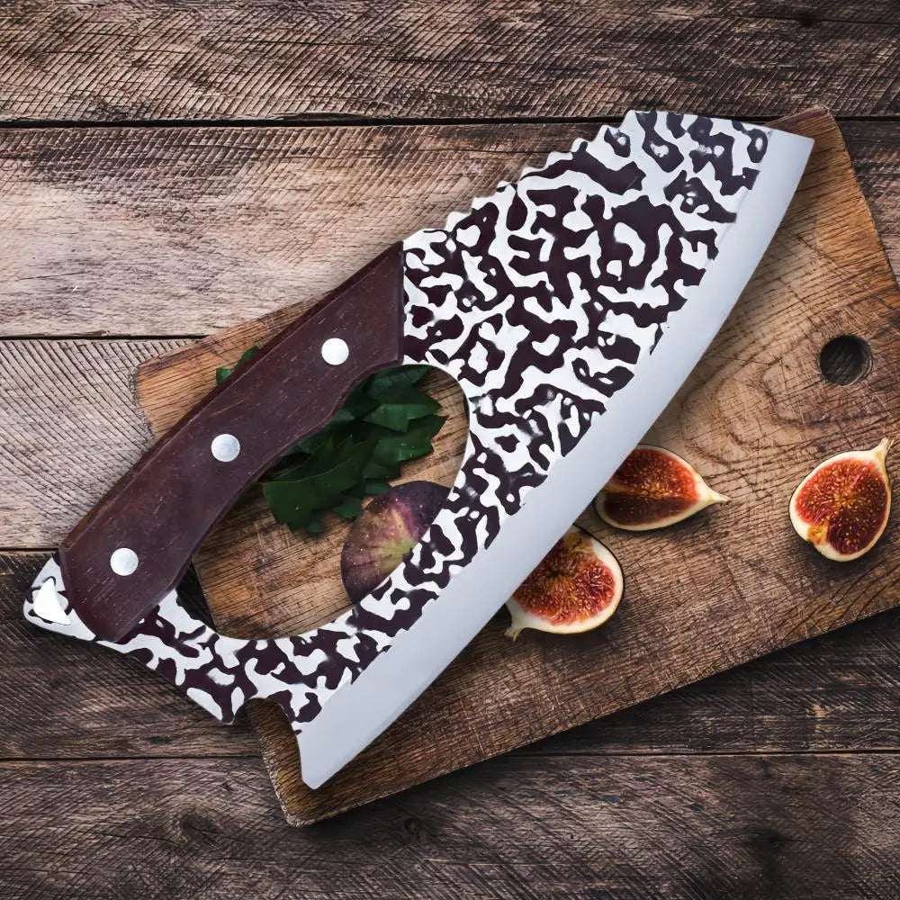 Stainless Steel Chef's Cleaver & Slicing Knife – 21.5cm Kitchen Cleaver Knife Axl