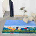 Anime Inuyasha Flannel Floor Mat – Non-Slip Soft Indoor Rug Anime Floor Mat Axl White1 40x60cm