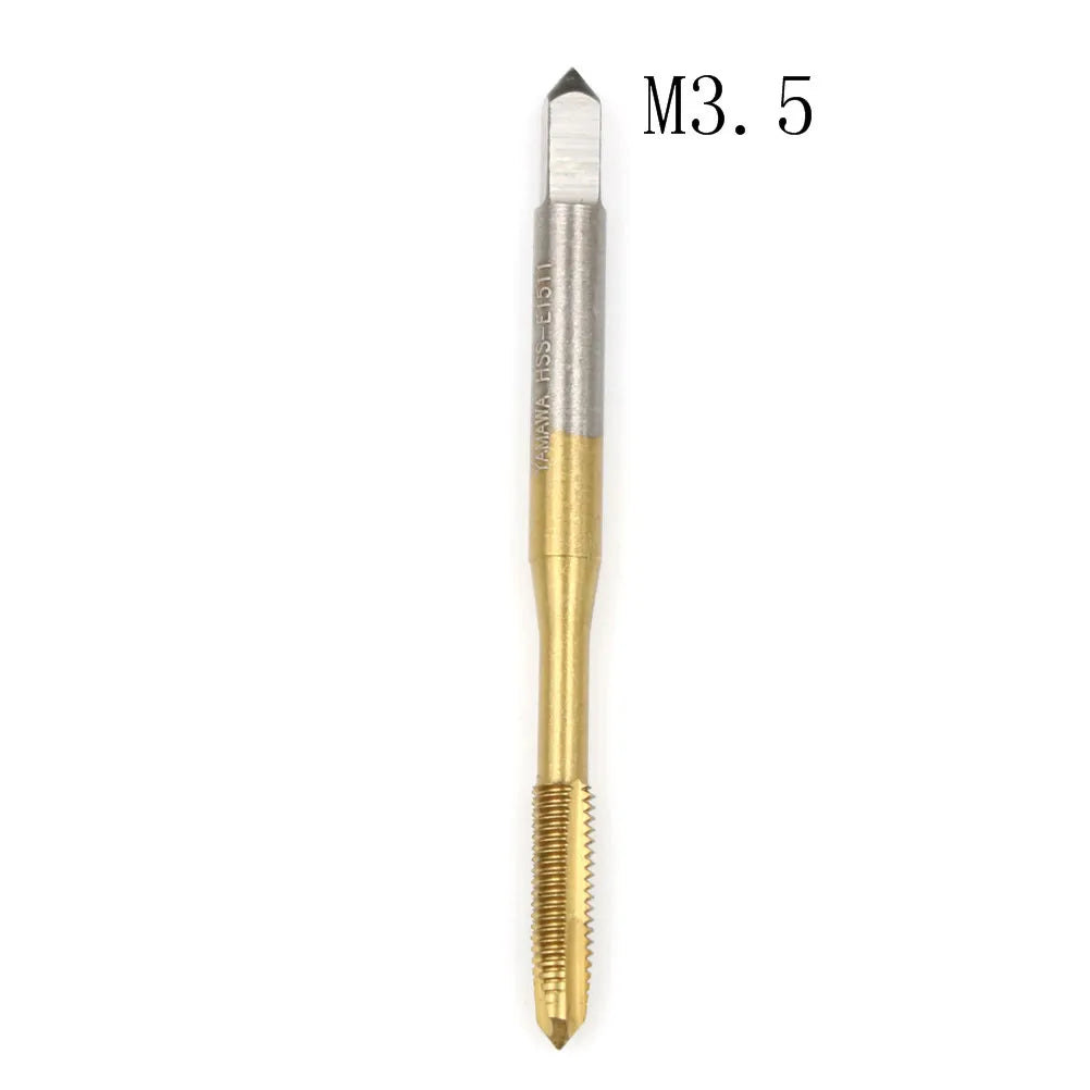 HSS Metric Thread Tap M2–M8 | Straight Flute Screw Tap Tool Thread Tap Tool Axl M3.5