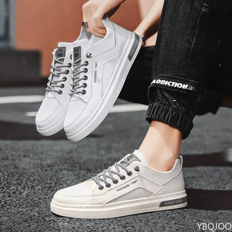 YBQJOO Men's Mesh Sneakers – Lightweight Breathable Casual Shoes Men's Casual Sneakers Axl