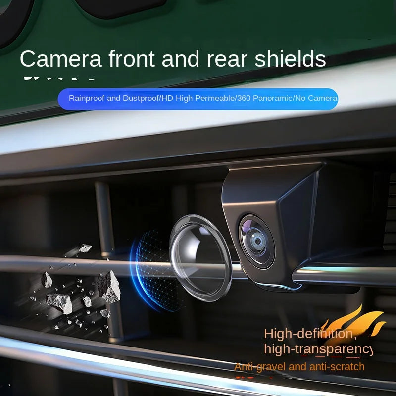 2-Pack Car Bumper Camera Lens Guard – Anti-Scratch PC Cover Camera Lens Guard Axl