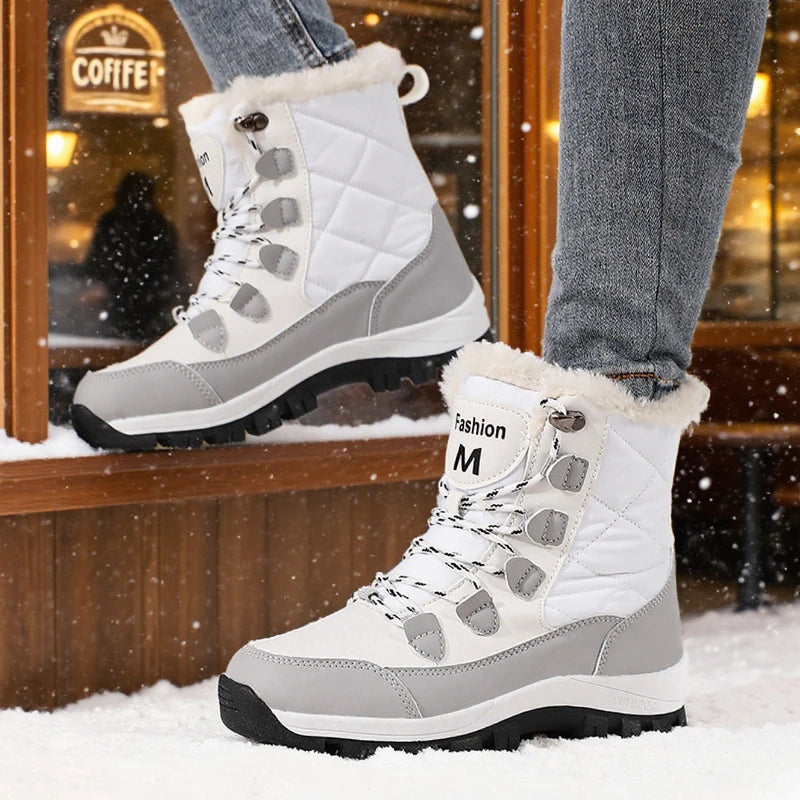 Women's Waterproof Winter Snow Boots – Faux Fur Lined Women's Winter Boots Axl