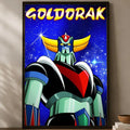 Goldorak Anime Self-Stick HD PVC Wall Poster – Waterproof Decor Wall Art Poster Axl White19 30X40cmNoframe