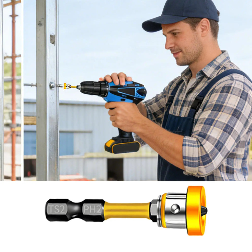 5-Pc Magnetic Drywall Screw Bit Set | Driver Attachment Kit Drywall Screw Bit Set Axl