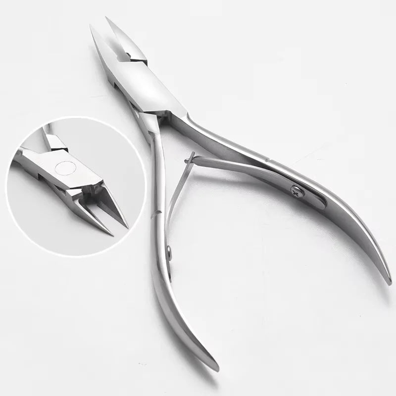Stainless Steel Nail Nipper – Cuticle & Toenail Clipper Nail Nipper Tool Axl