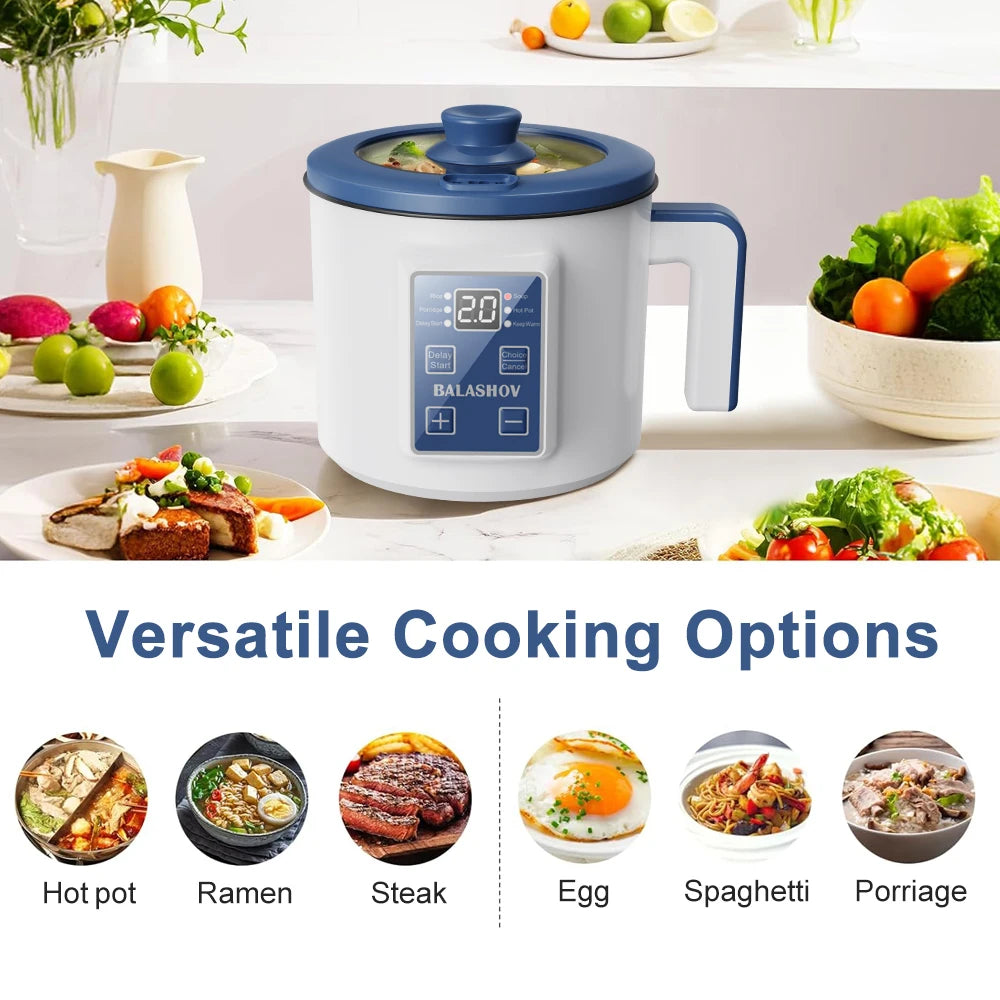 BALASHOV Mini Electric Rice Cooker – Multi-Function 220V EU Electric Rice Cooker Axl