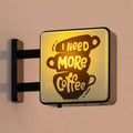 LED Mini Lightbox Fridge Magnet – Cute Cat & Coffee Decor LED Fridge Magnet Axl 1PC A5