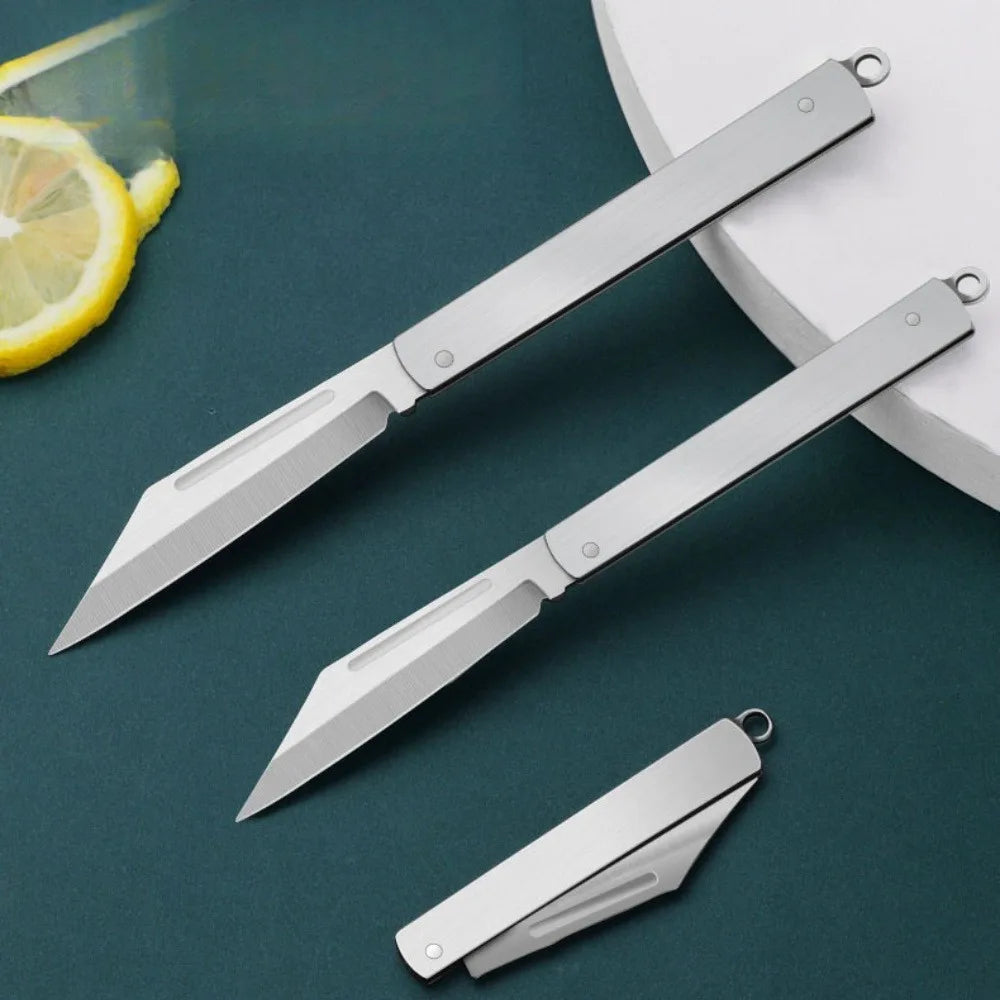 Stainless Steel Folding Fruit Knife – Portable Pocket Knife Folding Pocket Knife Axl