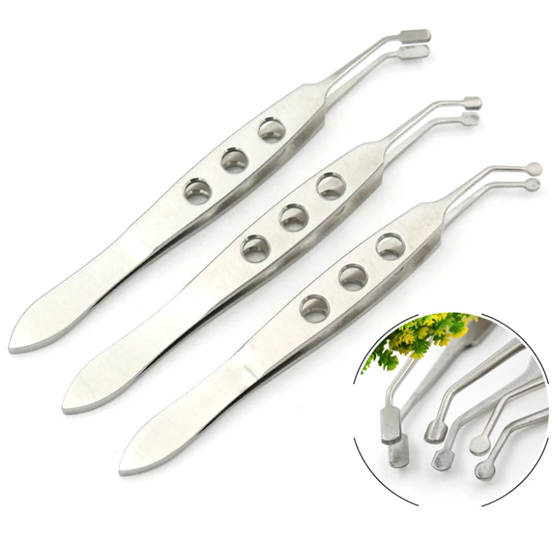 Meibomian Gland Forceps – Stainless Steel Eyelid Massage Tool Eyelid Massage Forceps Axl