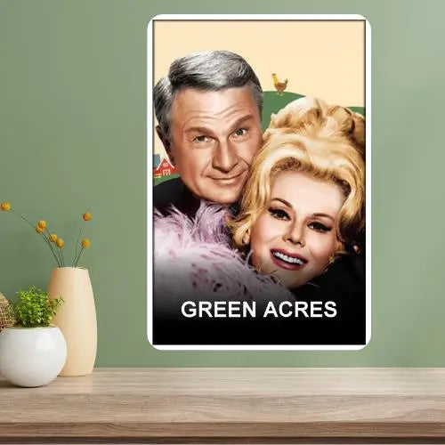 Green Acres TV Show Metal Poster Sign – Retro Aluminum Wall Decor Metal Wall Sign Axl aluminum sign aluminum 14x20cm