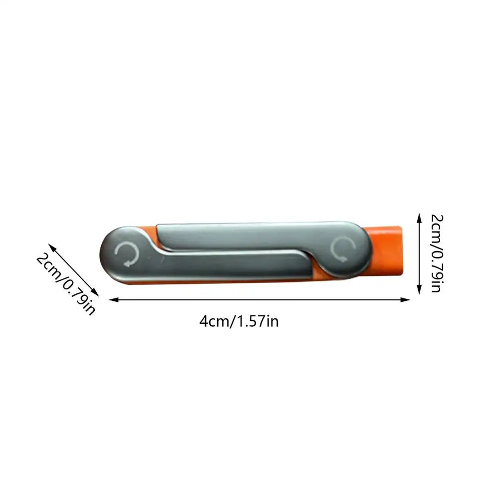 2-in-1 USB-C Phone Stand & Adapter – 240W 5A Fast Charging USB-C Adapter Stand Axl Orange