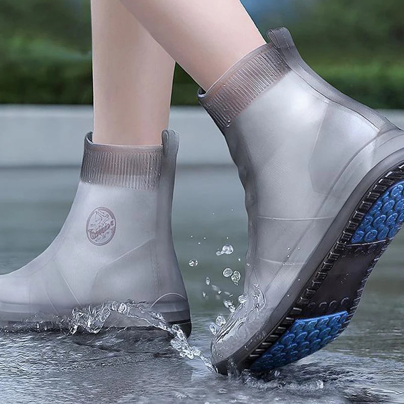 Waterproof Silicone Shoe Covers – Reusable Anti-Slip Overshoes Rain Shoe Covers Axl
