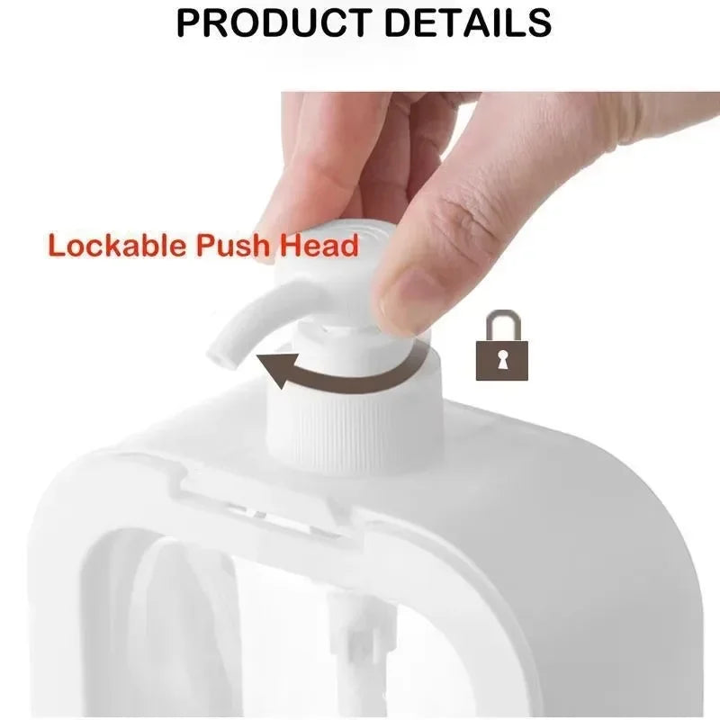 300/500ml Refillable Soap Dispenser – Pump Bottle for Bathroom Soap Dispenser Axl