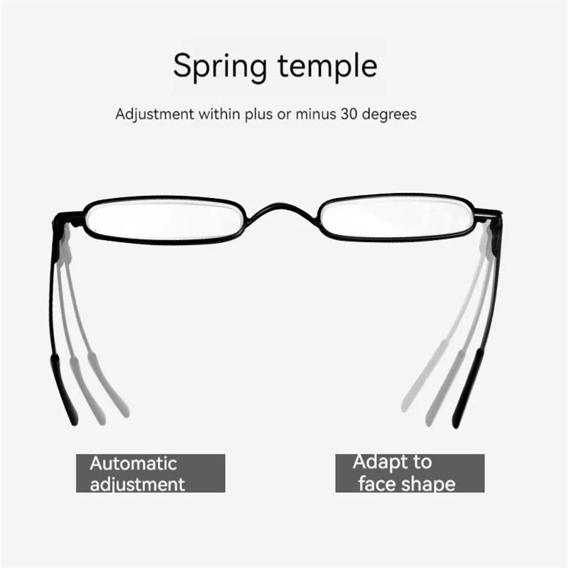 Pen-Holder Reading Glasses – HD Portable Metal Frame Reading Glasses Axl