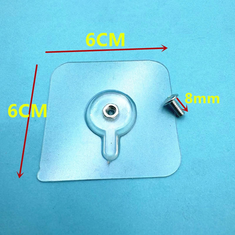 Transparent Self-Adhesive Wall Hook – No-Trace Sticky Hanger Adhesive Wall Hook Axl transparent-2