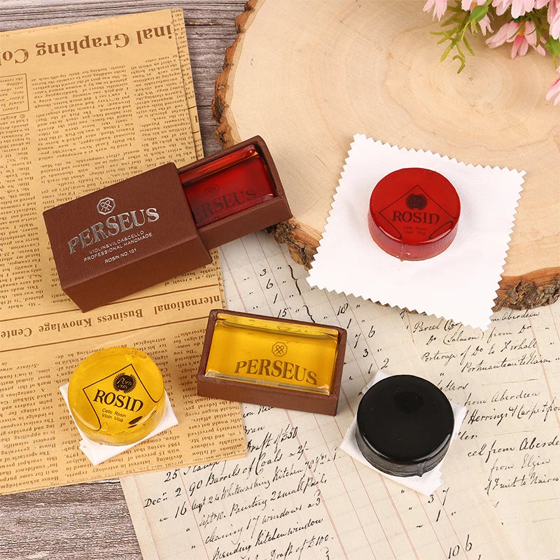 Professional Rosin for Violin, Viola, Cello & Erhu – 3 Colors String Instrument Rosin Axl