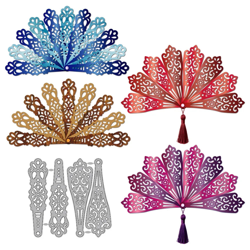 Fan Carbon Steel Cutting Dies – Scrapbooking & Embossing Set Craft Cutting Dies Axl AECH04-19246