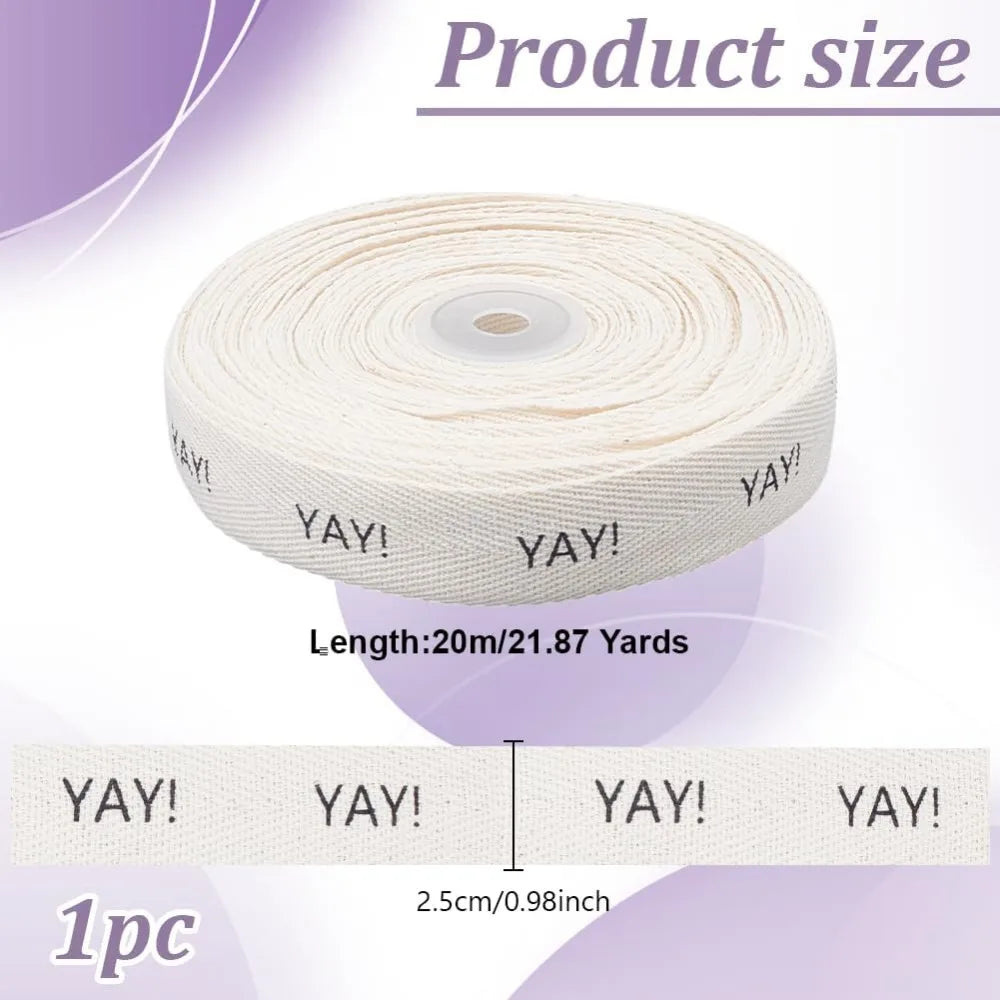 Bisque Polyester Craft Ribbon 1 Inch x 20m – DIY Gift Wrap Craft Ribbon Axl