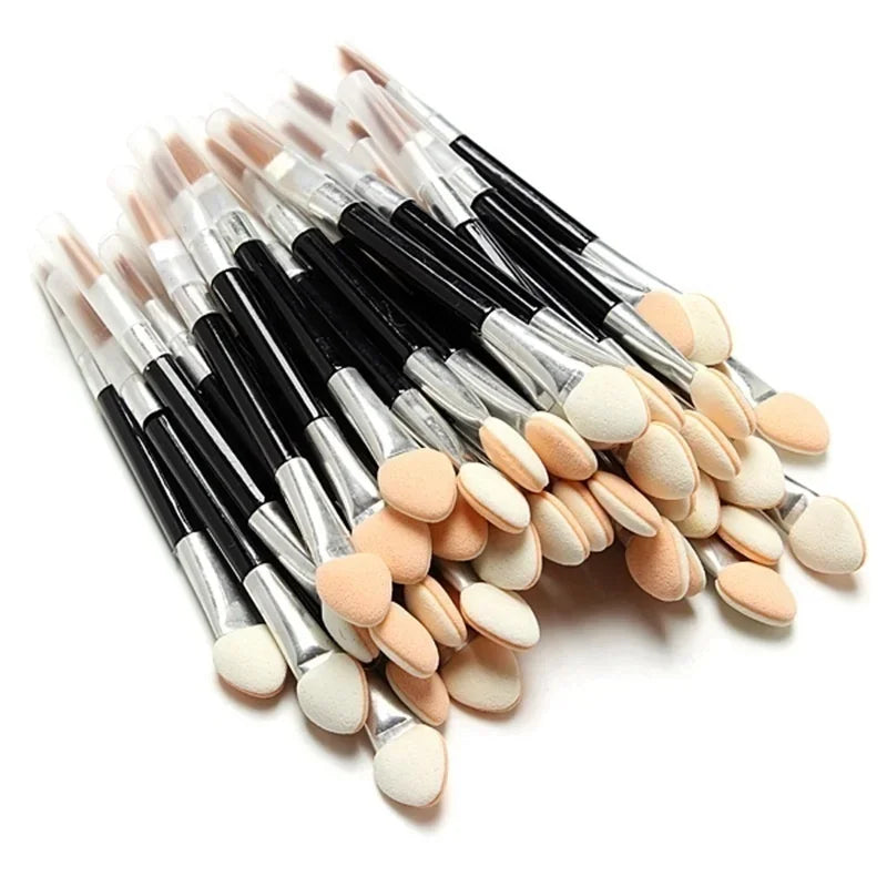 10-Pc Double-Ended Eyeshadow Sponge Lip Applicator Brush Set Makeup Applicator Set Axl
