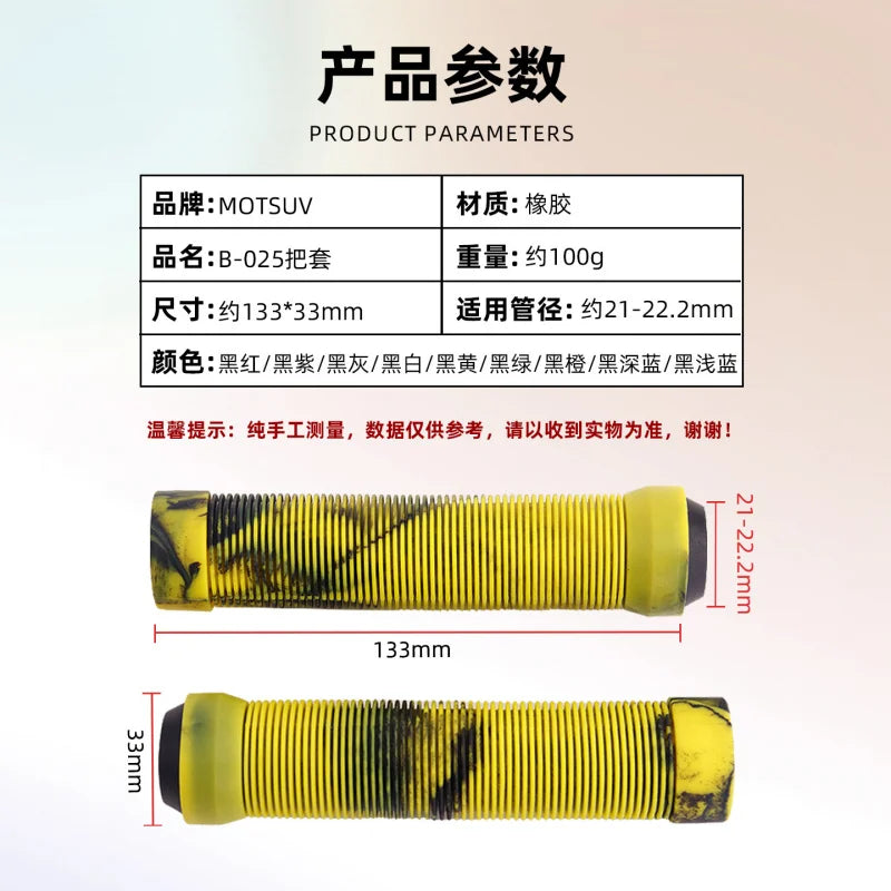 Anti-Slip Rubber Bike Handlebar Grips – Fixed & Folding Bikes Bike Handlebar Grips Axl