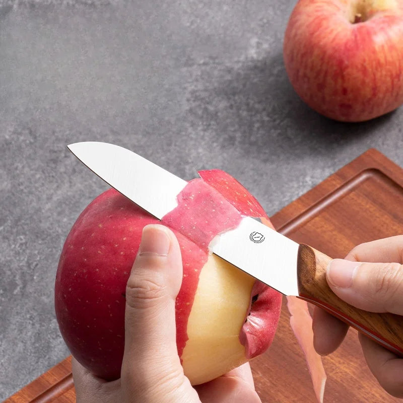 40Cr13 Stainless Steel Paring Knife – Rosewood Handle Fruit Knife Paring Knife Axl