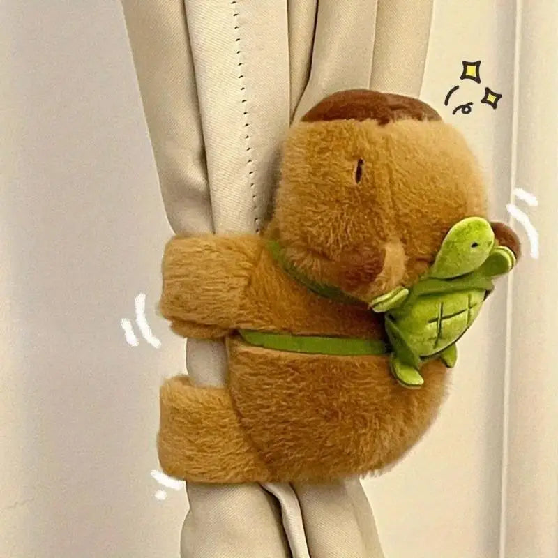 Capybara Plush Car Arm Band – Cute Interior Decor Accessory Car Plush Decor Axl