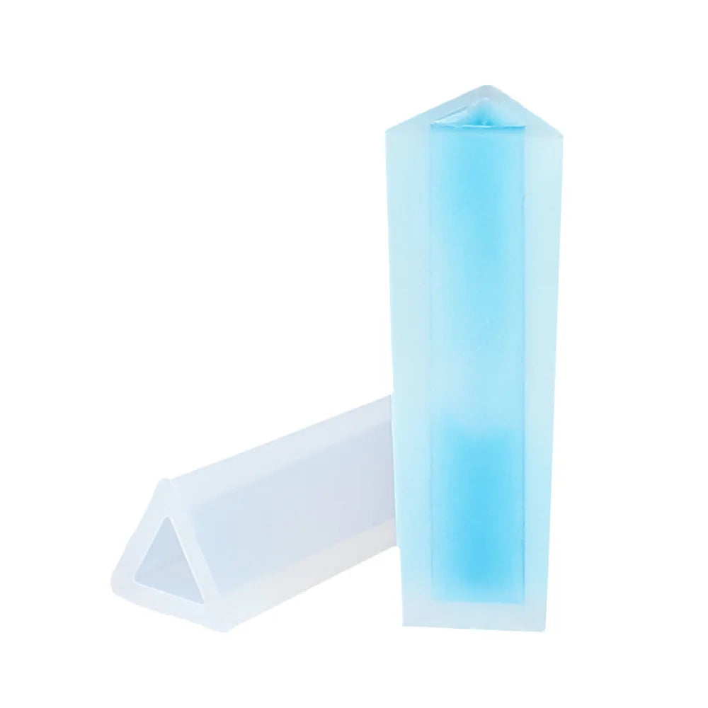 Silicone Resin Pendant Mold – DIY Jewelry Casting, 4 Shapes Jewelry Casting Mold Axl triangular