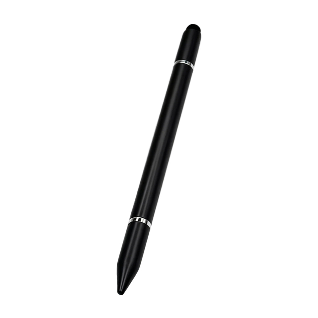 Advaka 3-in-1 Stylus Pen – Ballpoint, Disc & Rubber Tip Stylus Pen Axl Black