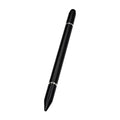 Advaka 3-in-1 Stylus Pen – Ballpoint, Disc & Rubber Tip Stylus Pen Axl Black
