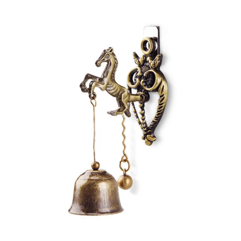 Vintage Metal Bell Wind Chime – Magnetic Door Wall Ornament Wind Chime Ornament Axl Light Grey