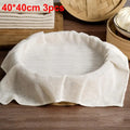 3-Pack Cotton Steamer Cloth – Round Gauze Pad Kitchen Liner Steamer Cloth Liner Axl 40cm 3pcs