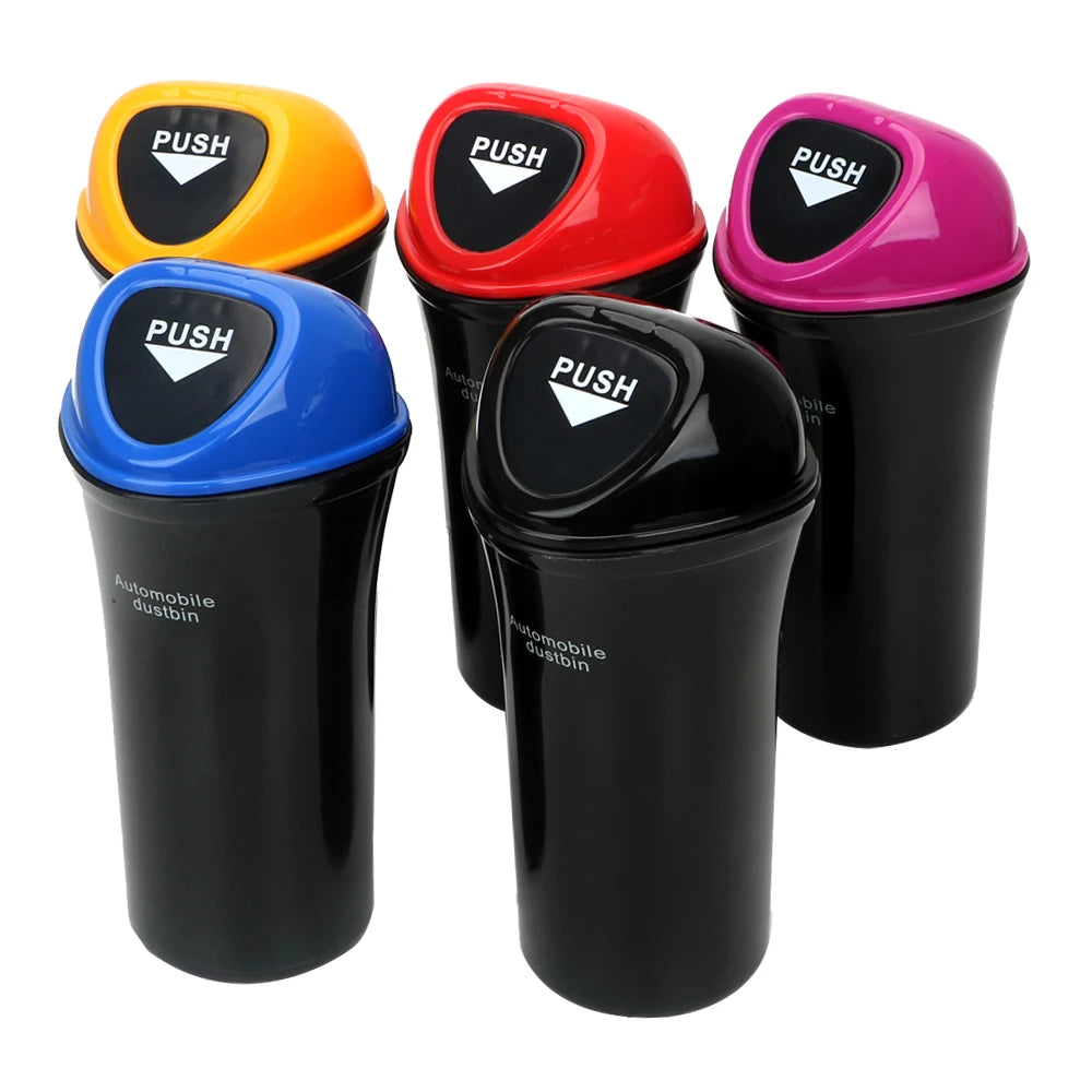 Car Trash Can Press-Top Bin – Door, Seat & Visor Mount Car Trash Bin Axl