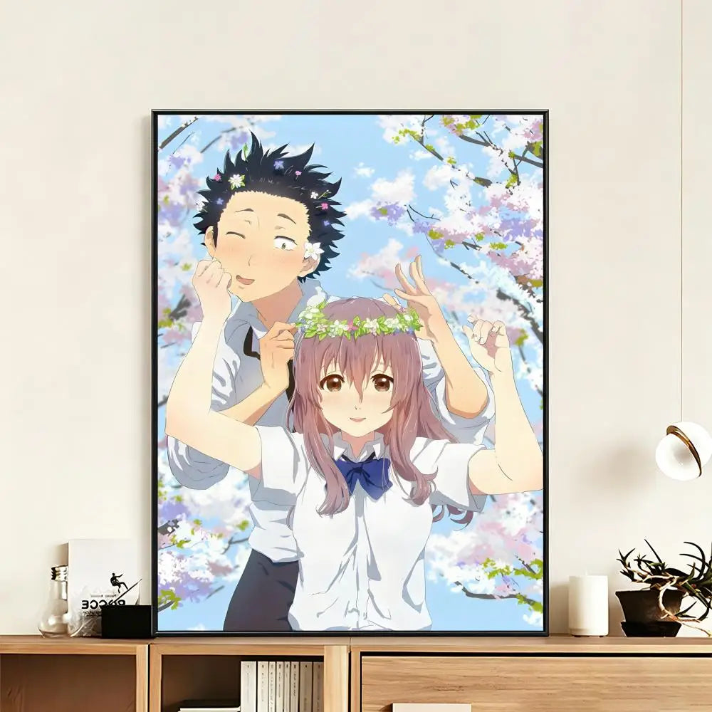 Anime A Silent Voice HD Poster – Waterproof Wall Art Decor Anime Wall Poster Axl