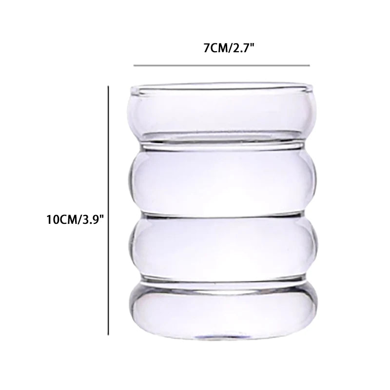 Cute Pink Bow Glass Cup – Borosilicate Tea & Coffee Mug Glass Drinking Cup Axl 350ml 1PCS