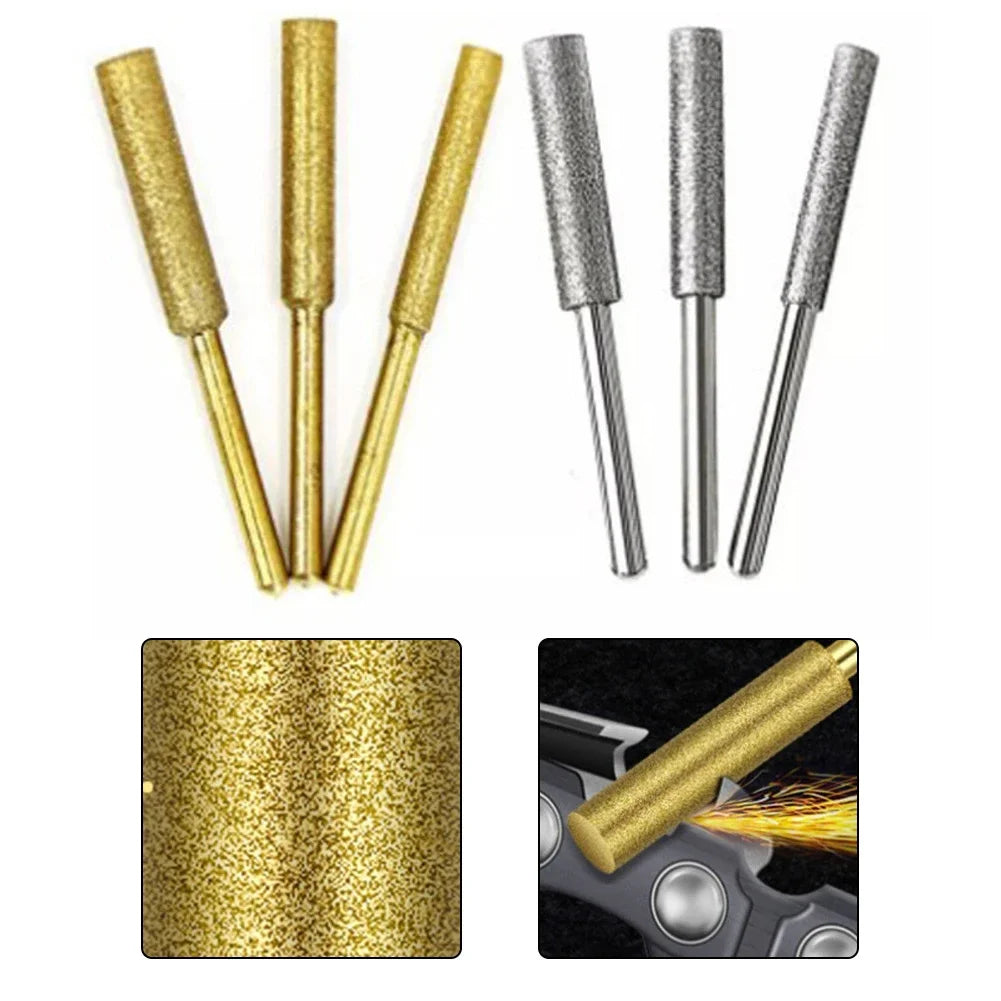 6-Piece Diamond Grinding Burr Set 4mm 4.8mm 5.5mm | Metal & Wood Diamond Grinding Burr Axl