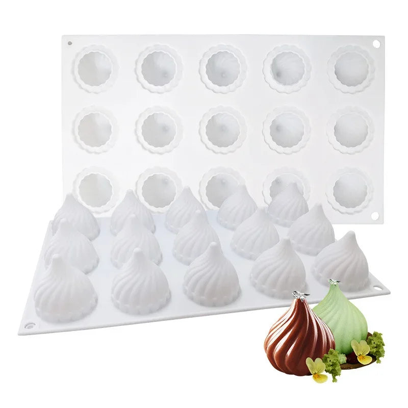 Onion Mousse Cake Silicone Mold – Chocolate, Candle & Baking Silicone Baking Mold Axl