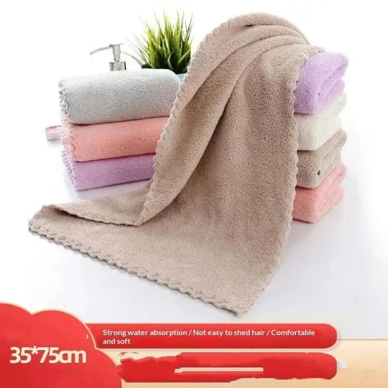 Coral Fleece Bath Towel – Ultra Absorbent & Lint-Free Coral Fleece Towel Axl