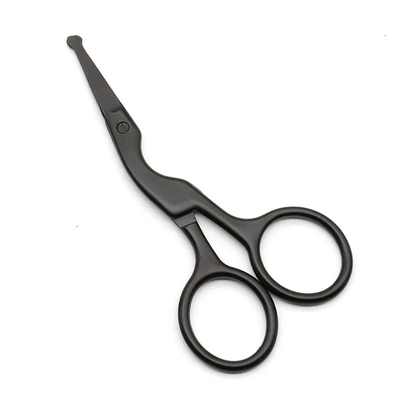 Round-Tip Grooming Scissors – Nose, Eyebrow & Beard Trimming Grooming Scissors Axl 1 PC