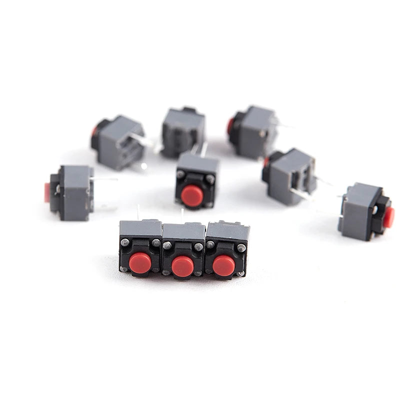 Kailh Silent Micro Switch 6×6×7.3mm – 10 Pack Mouse Buttons Silent Micro Switch Axl
