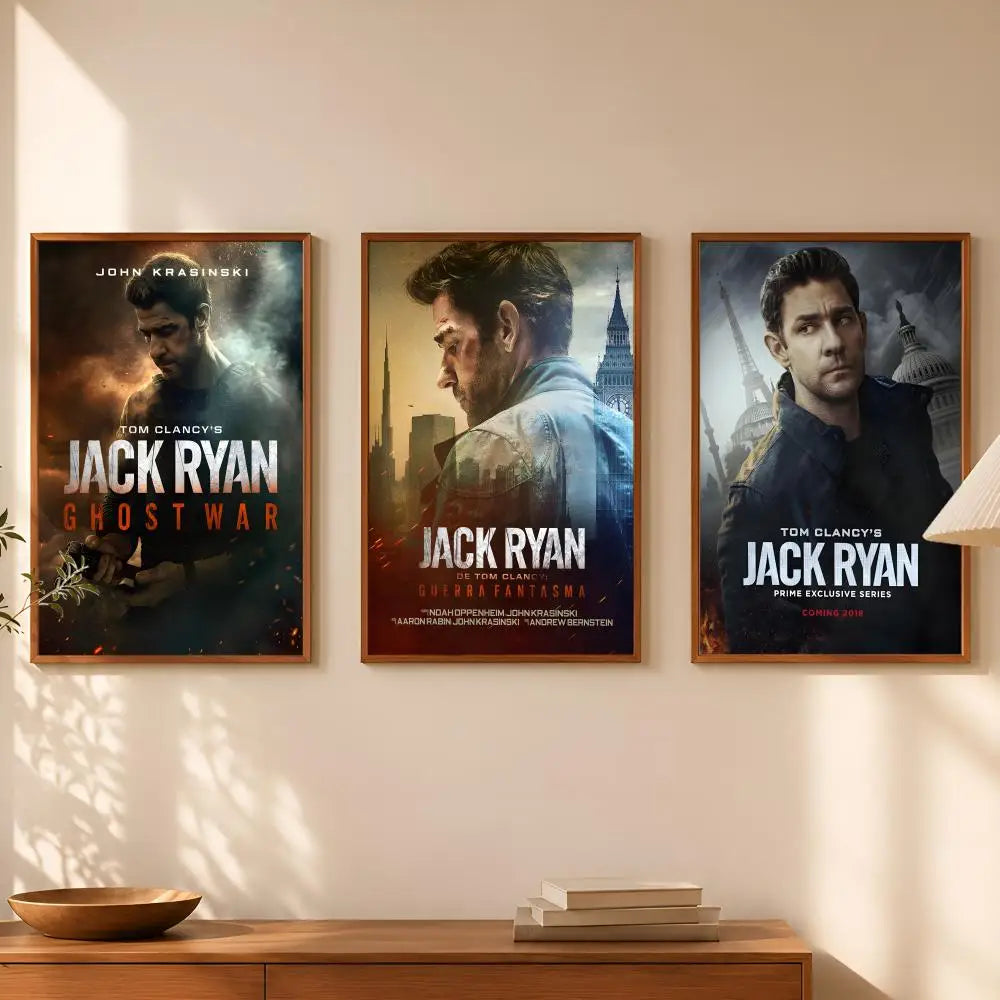 Jack Ryan Ghost War HD Self-Stick PVC Wall Art Poster Wall Art Poster Axl