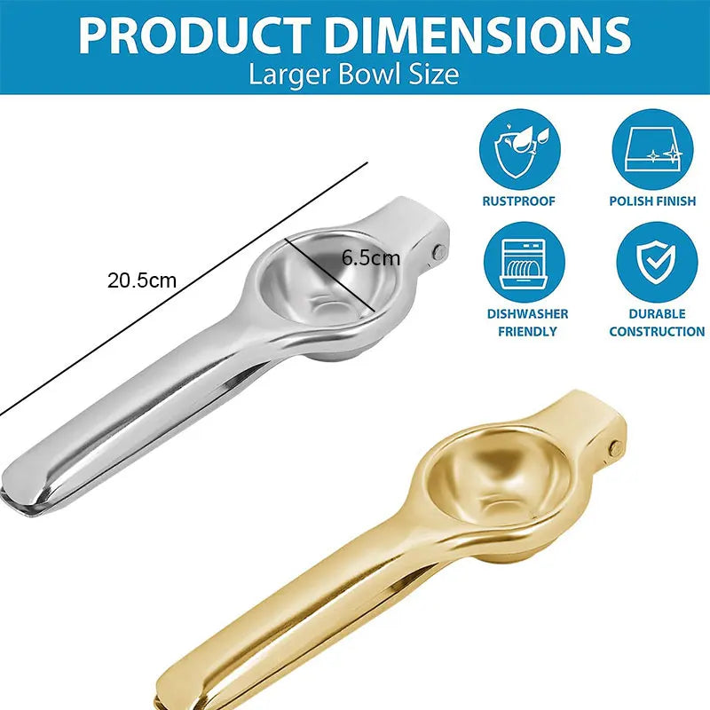 Stainless Steel Lemon Squeezer – Heavy Duty Citrus Press Juicer Citrus Press Juicer Axl