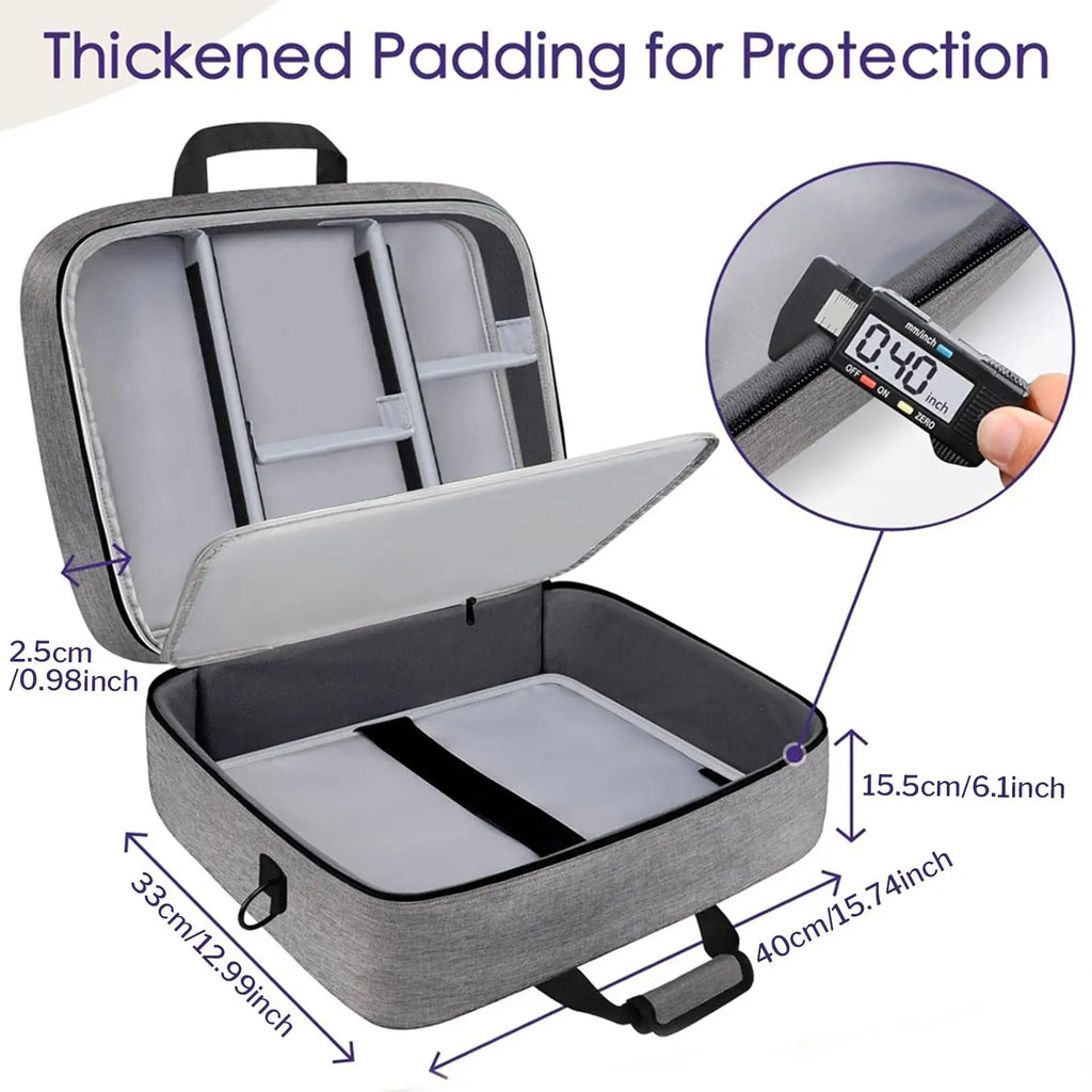 DJ Audio Mixer Carrying Bag – 10mm Padded Protective Case DJ Mixer Bag Axl