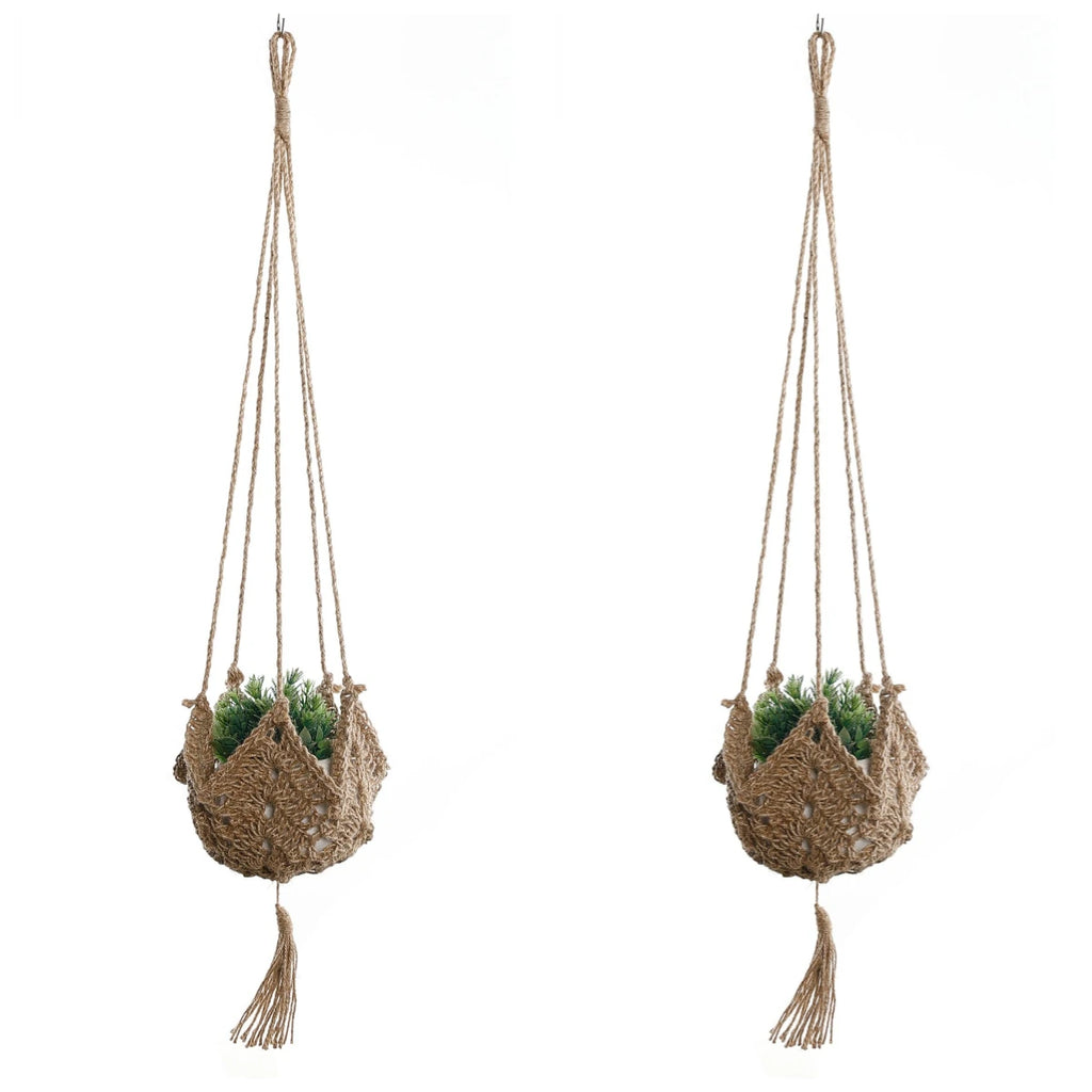 Handmade Macrame Plant Hanger – Boho Wall Hanging Planter Macrame Plant Hanger Axl BP001