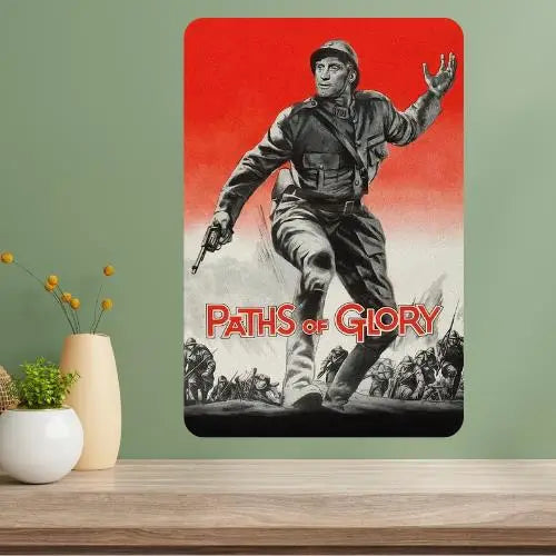 Paths of Glory Classic Movie Metal Poster Sign | Vintage Wall Art Metal Poster Sign Axl aluminum sign aluminum 14x20cm