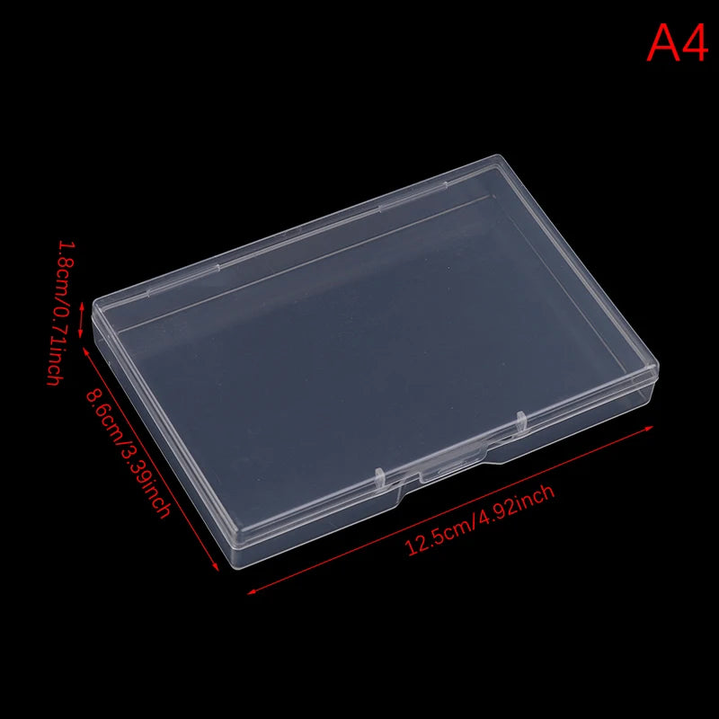 Clear Rectangular Plastic Storage Box – Dustproof Organizer Plastic Storage Box Axl A4