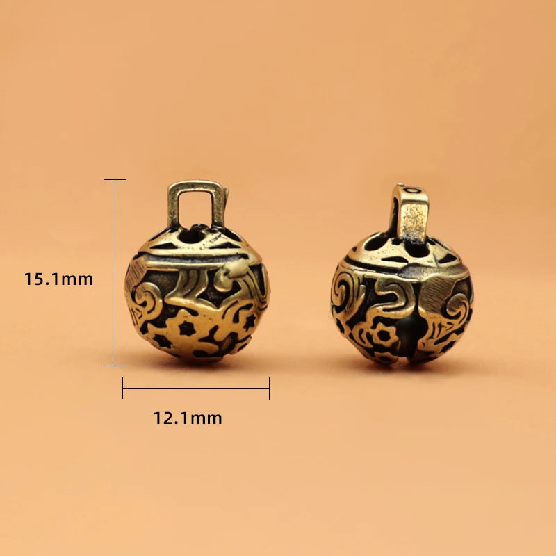 Retro Brass Bell Keychain – Car Pendant & Charm Gift Bell Pendant Keychain Axl
