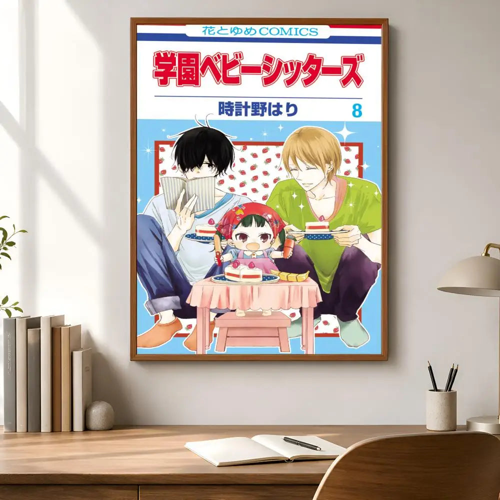 School Babysitters Wall Poster – Self-Adhesive Waterproof HD Art Decorative Wall Poster Axl